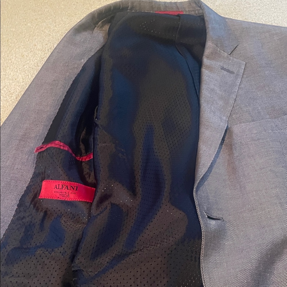Alfani Charcoal Blazer with Black Lining